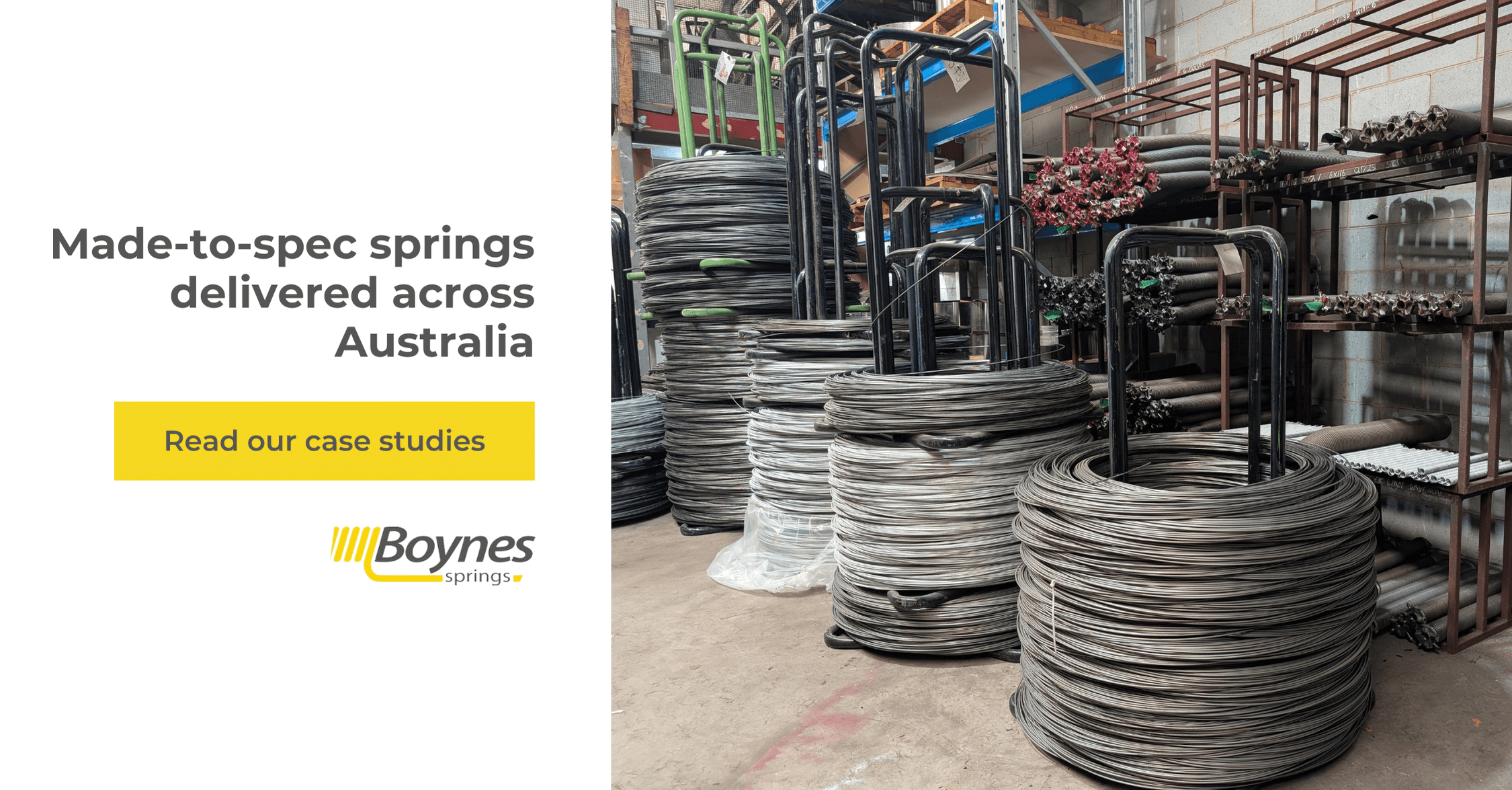 Conard's Spring High-Quality Springs to Sydney, Melbourne, and Brisbane Markets